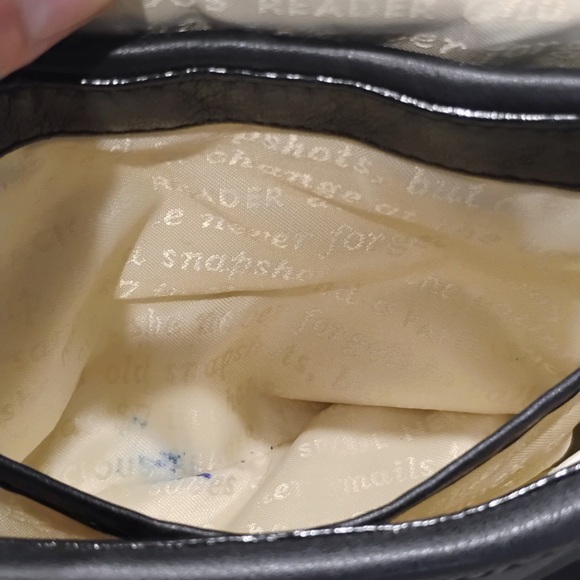 Kate Spade New York Black Leather Crossbody Shoulder Bag Designer Minimalistic - Picture 9 of 16